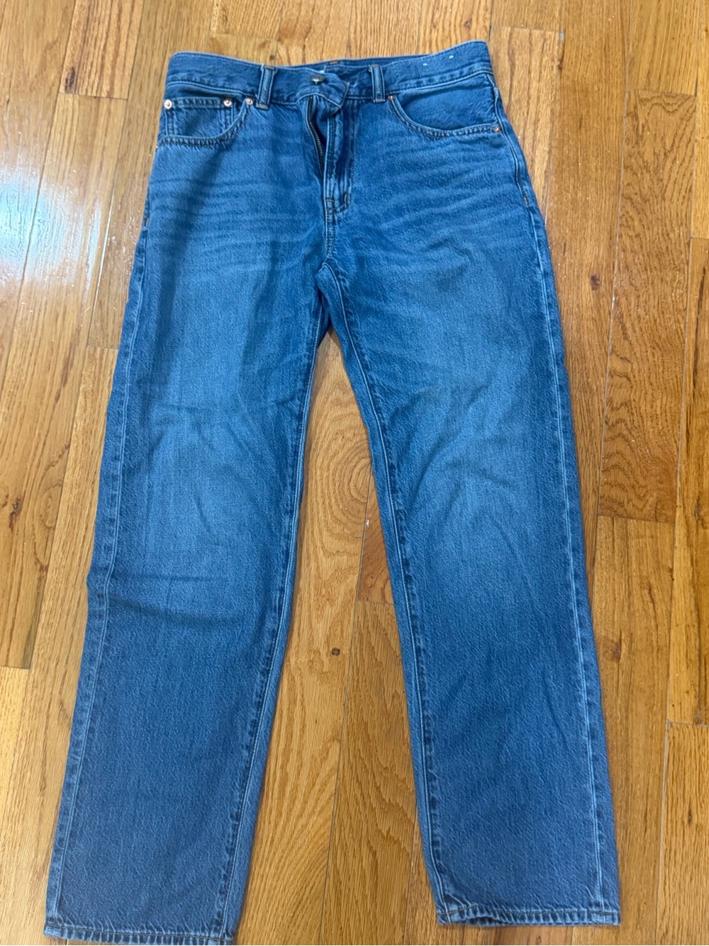 Madewell Dean Easy Women's Straight Jeans in Classic Blue Denim. Never worn